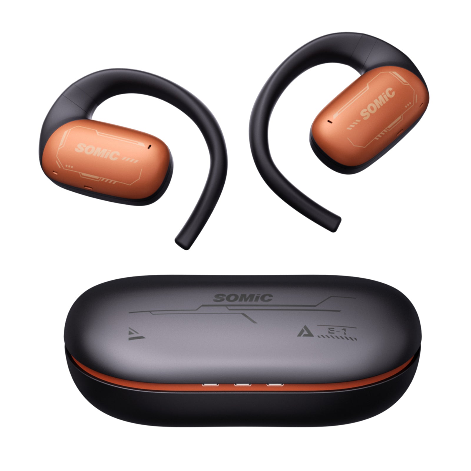SOMIC E1 Dual-Mode Noise-Canceling Headphones Open Ear Wireless Bluetooth Headset SOMIC E1 Dual-Mode Noise-Canceling Headphones Open Ear Wireless Bluetooth Headset